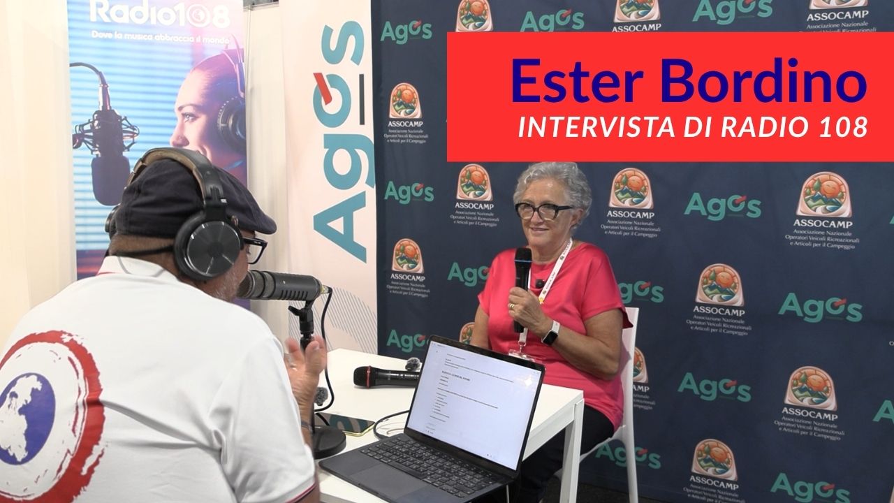 Radio 108 intervista Ester Bordino al Salone del Camper di Parma 2026